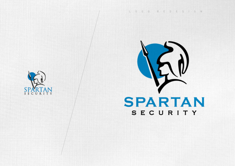 spartan security logo redesign