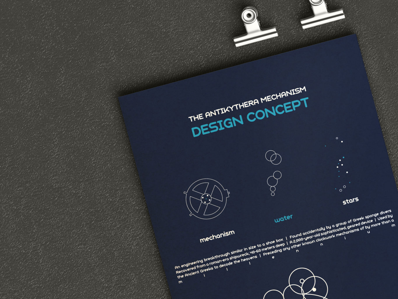 antikythyra design concept brochure
