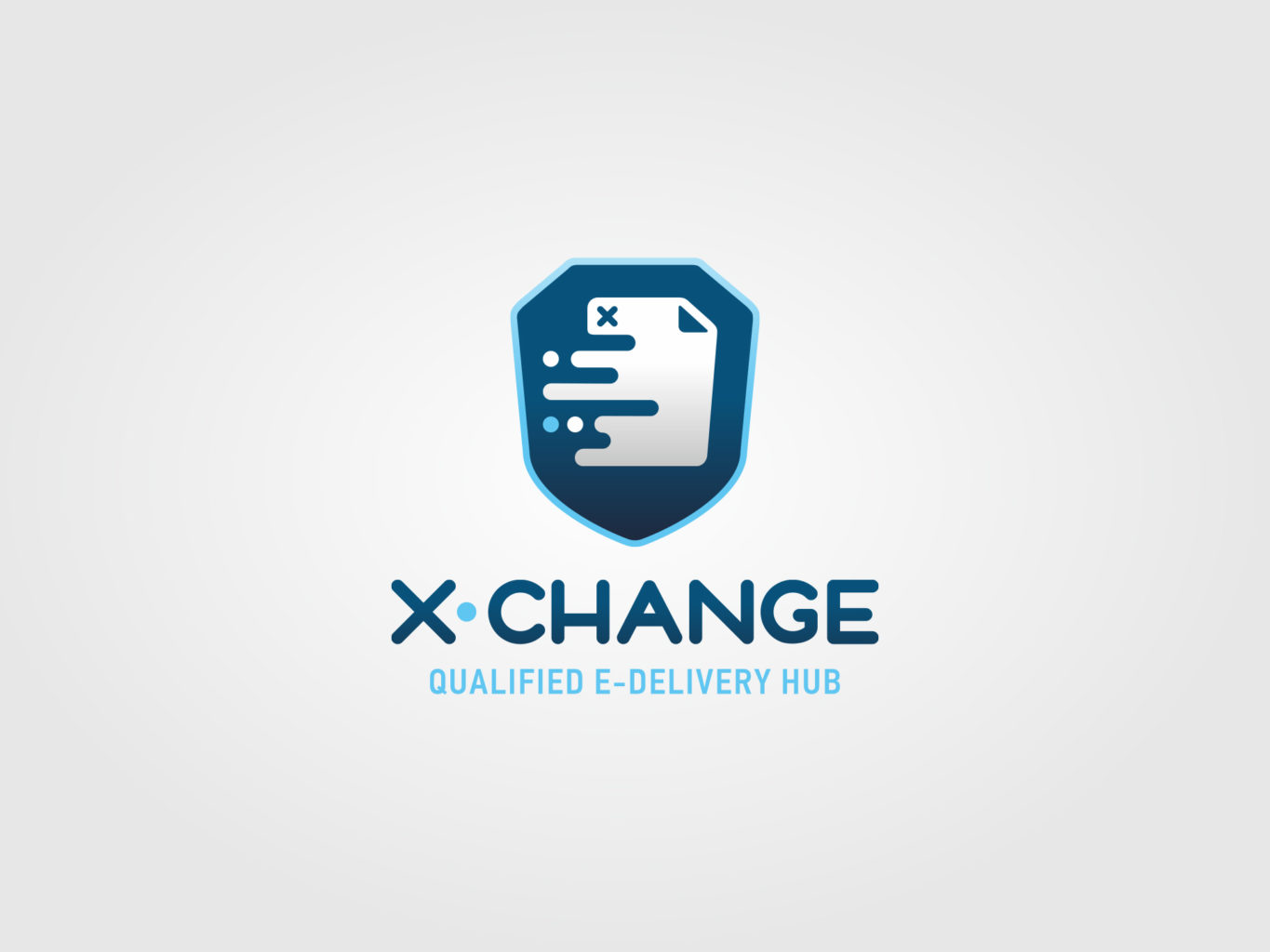 xchange qualified e delivery hub logo by fiftyeggz