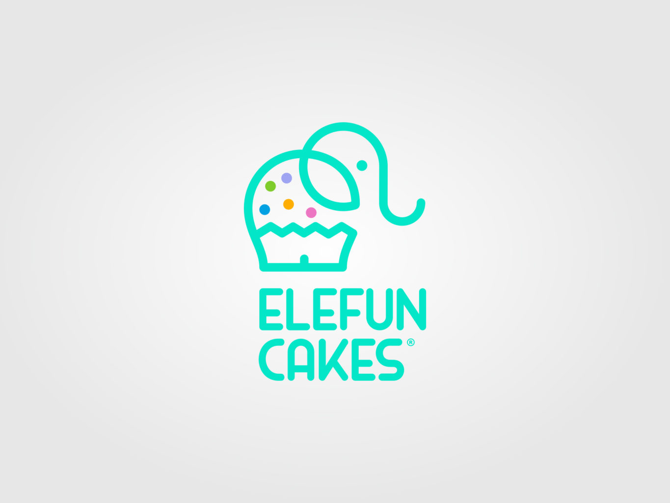 elefun cakes logo by fiftyeggz