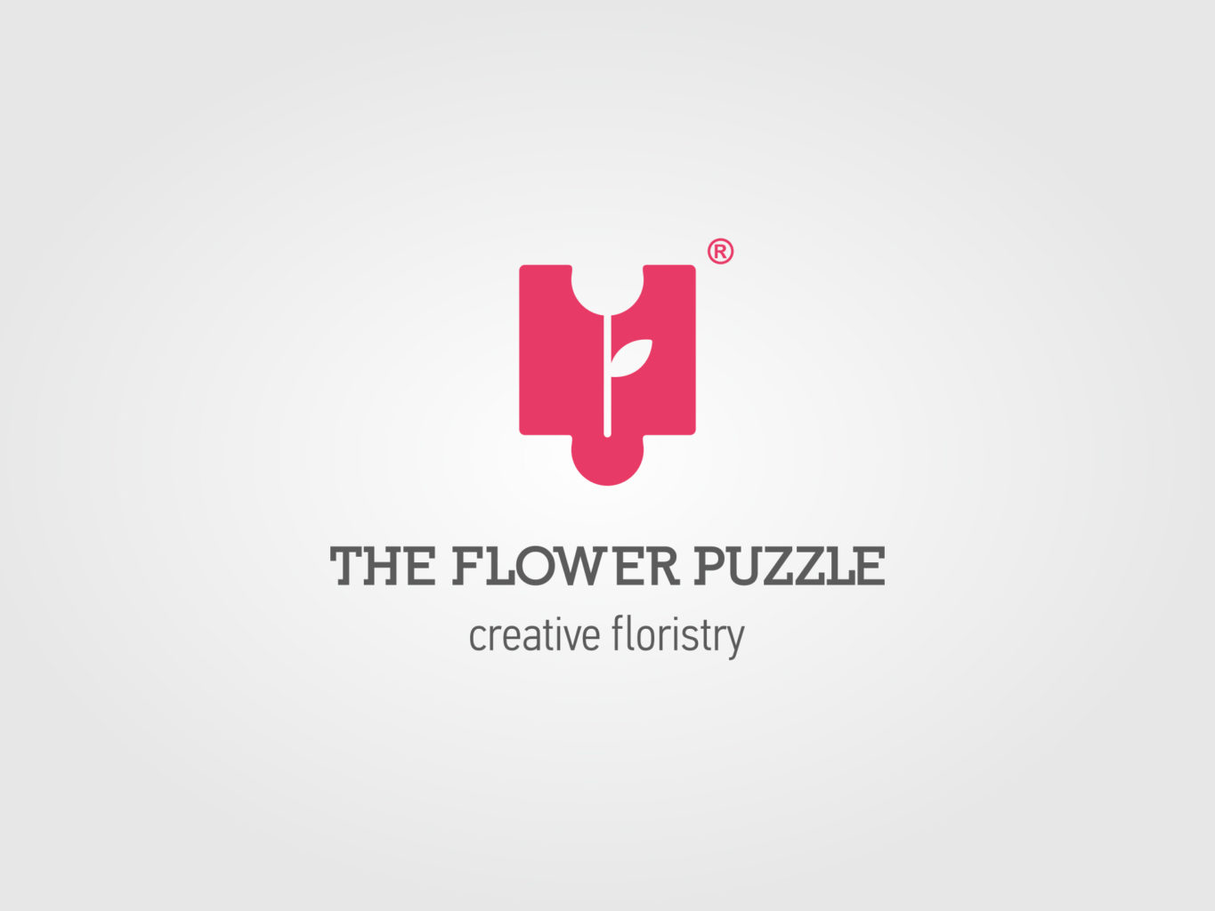 the flower puzzle logo by fiftyeggz