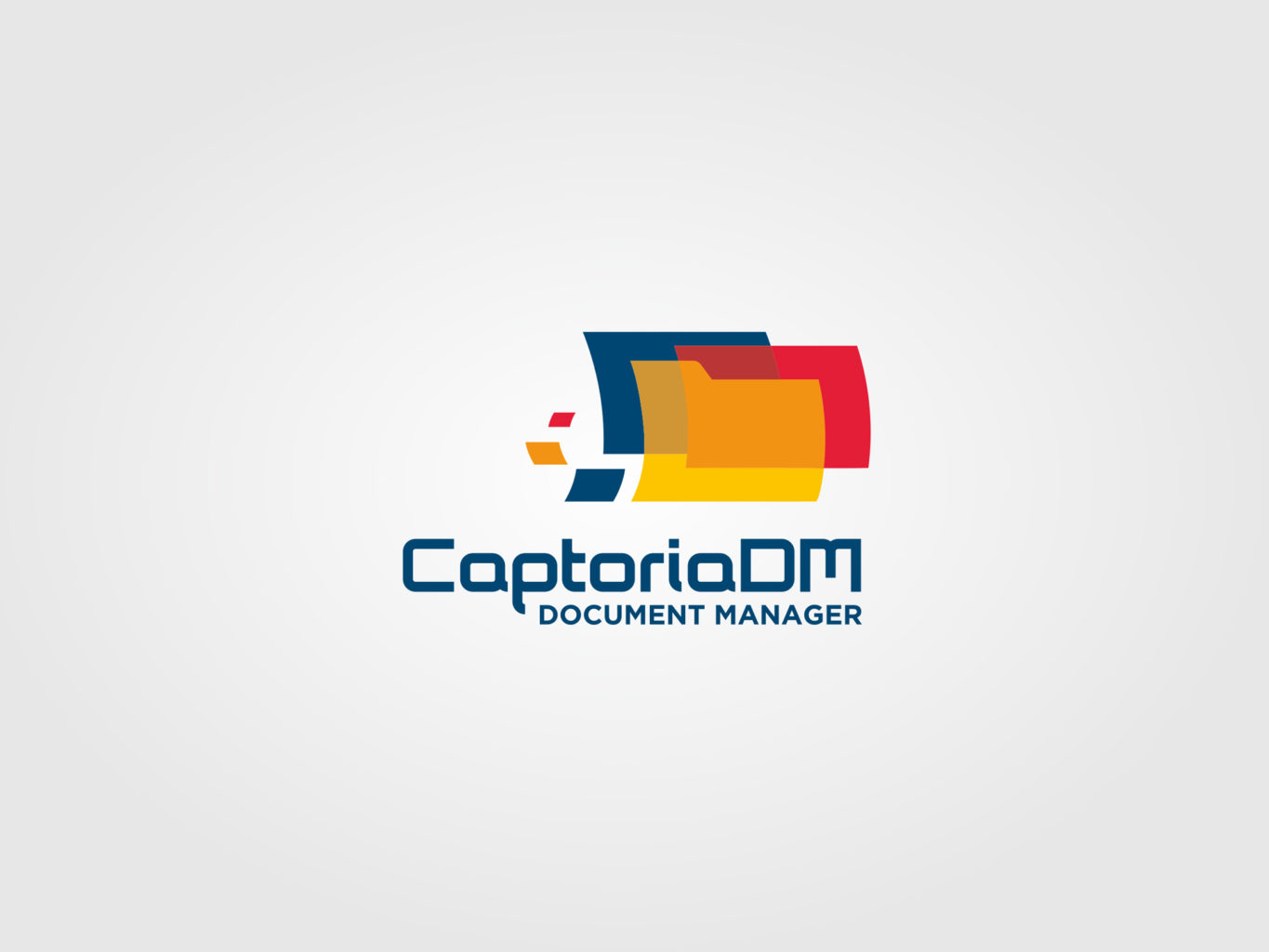 Captoria DM logo design