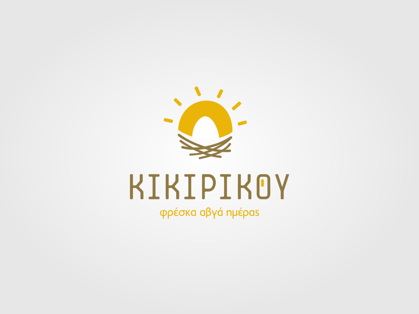 kikirikou fresh eggs logo by fiftyeggz