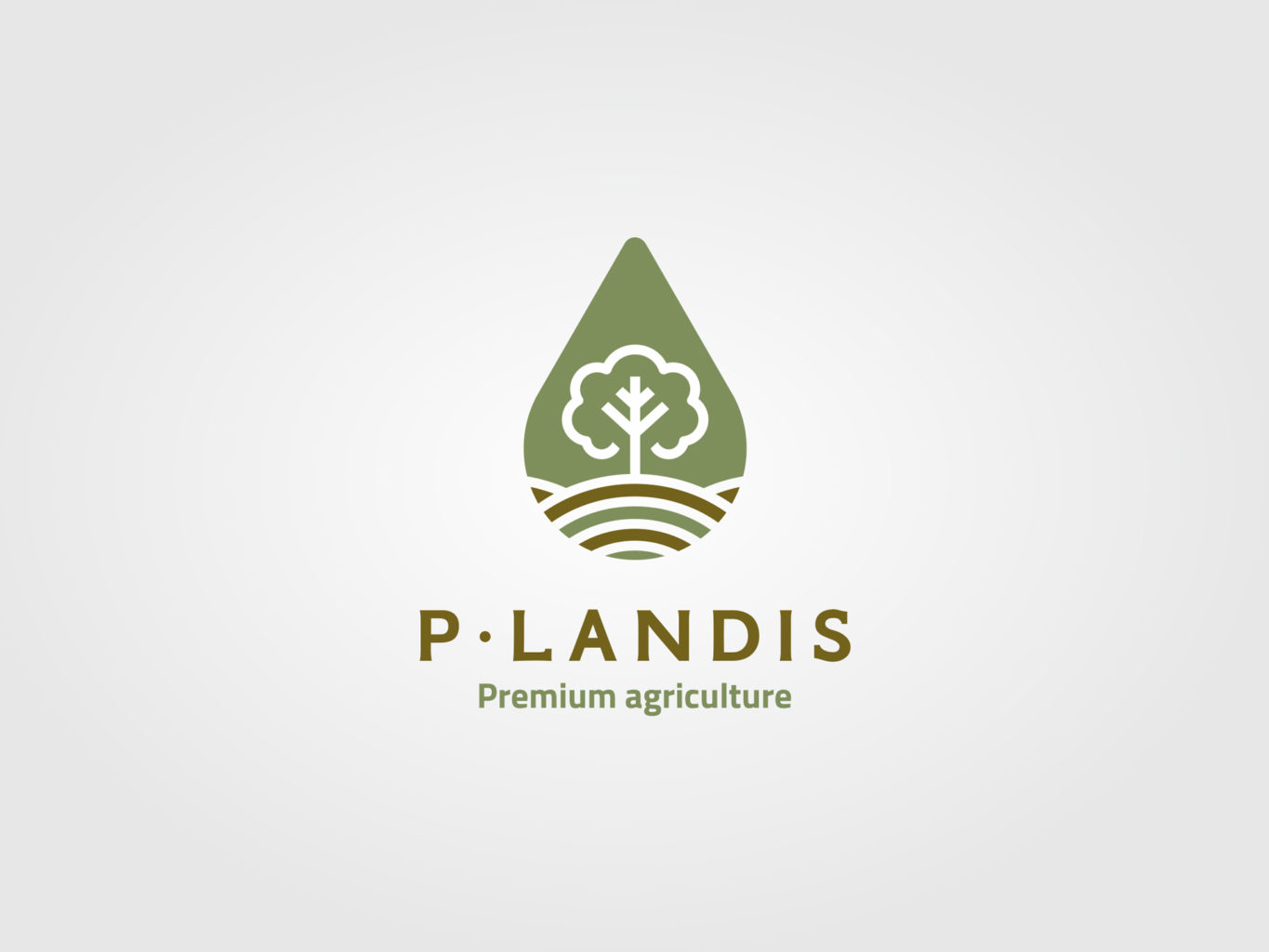 P-Landis premium agriculture logo